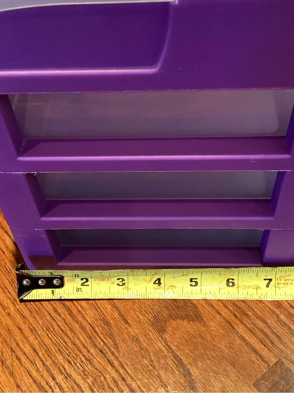 Desktop Purple 3-Drawer Plastic Storage Organizer by Sterilite